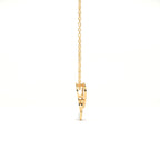 Aarinya Botanical Infinity Vine Lab-Grown Diamond Leaf Pendant, Olive Leaf Infinity Pendant