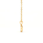 Aarinya Deco Quad-Solitaire Diamond Geometric Pendant, The Centurion Minimalist Tiered Illusion Cushion Pendant