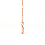 Aarinya Deco Quad-Solitaire Diamond Geometric Pendant, The Centurion Minimalist Tiered Illusion Cushion Pendant