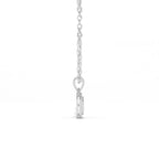 Aarinya Deco Quad-Solitaire Diamond Geometric Pendant, The Centurion Minimalist Tiered Illusion Cushion Pendant