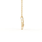 Aarinya Infinity Twist Lab-Grown Diamond Floral Pendant