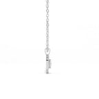 Aarinya Interlocking Heart Solitaire Lab-Grown Diamond Pendant, The Minimalist Sculpted Serpentine Heart Pendant