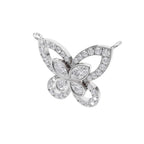 Aarinya Marquise & Pear Butterfly Diamond Pendant, The Enchanted Butterfly Lab Grown Diamond Pendant Centerpiece