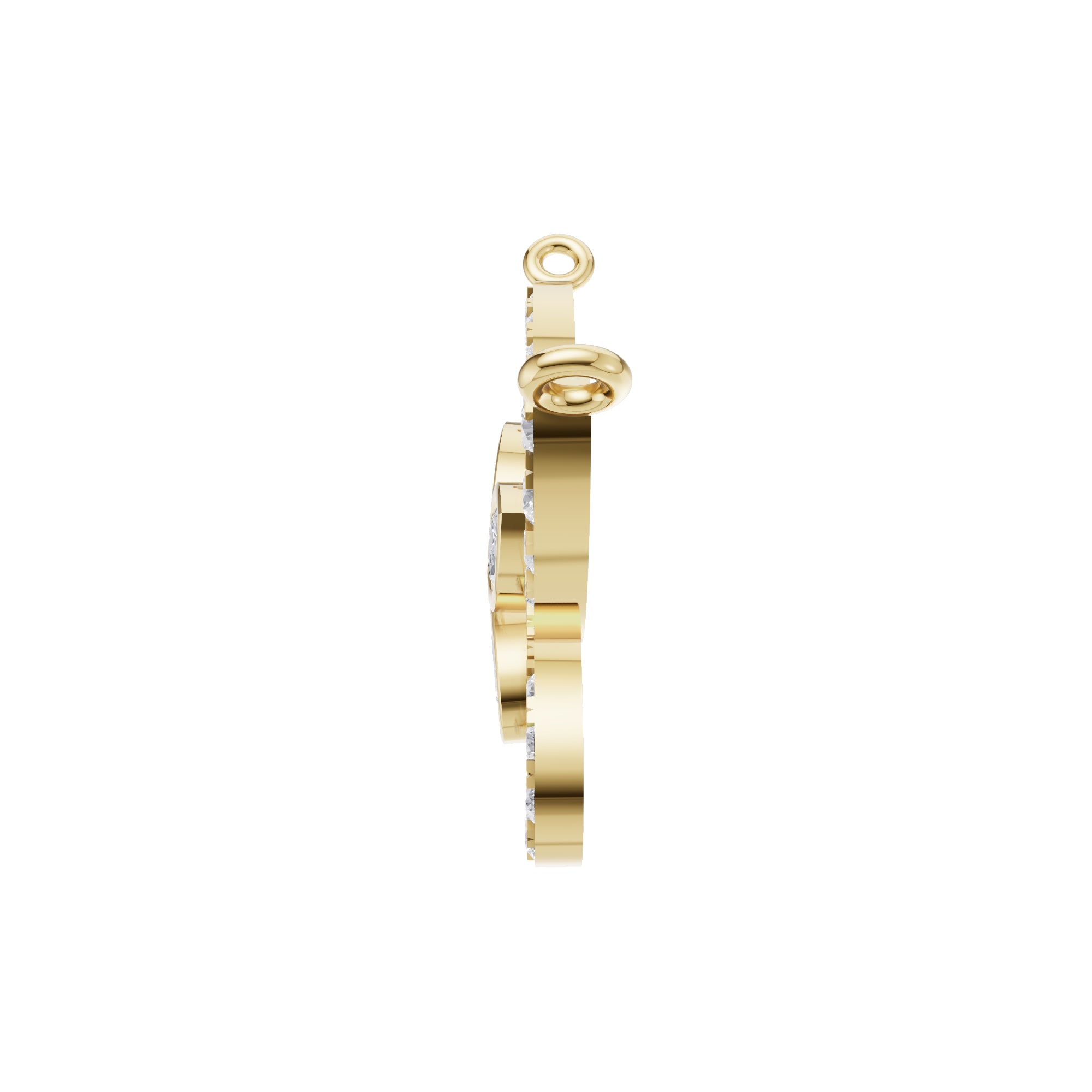 Aarinya Marquise & Pear Butterfly Diamond Pendant, The Enchanted Butterfly Lab Grown Diamond Pendant Centerpiece