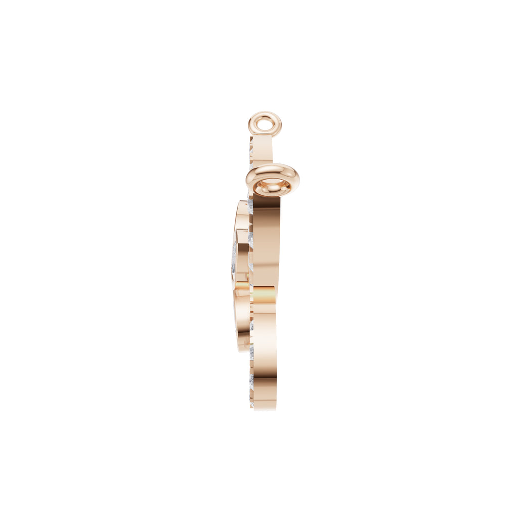 Aarinya Marquise & Pear Butterfly Diamond Pendant, The Enchanted Butterfly Lab Grown Diamond Pendant Centerpiece