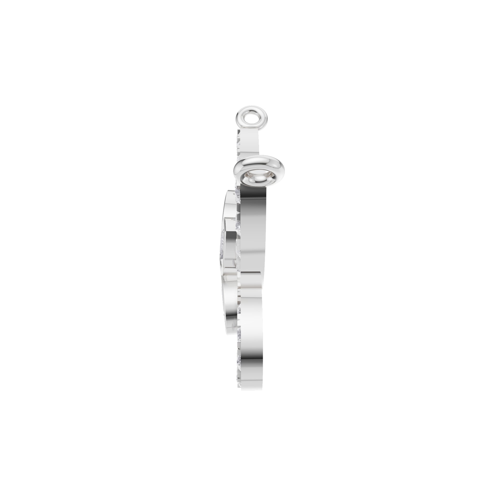 Aarinya Marquise & Pear Butterfly Diamond Pendant, The Enchanted Butterfly Lab Grown Diamond Pendant Centerpiece