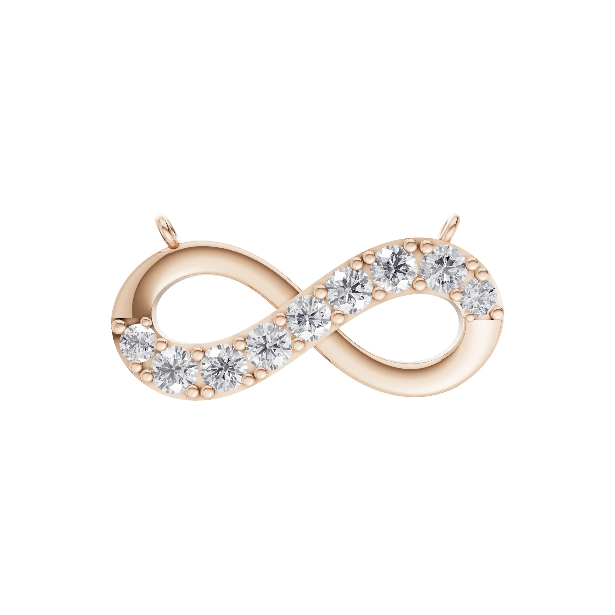 Aarinya Endless Sparkle Infinity Attachment Pendant