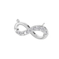 Aarinya Endless Sparkle Infinity Attachment Pendant, The Eternal Infinity Lab Grown Diamond Pendant