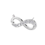 Aarinya Endless Sparkle Infinity Attachment Pendant, The Eternal Infinity Lab Grown Diamond Pendant