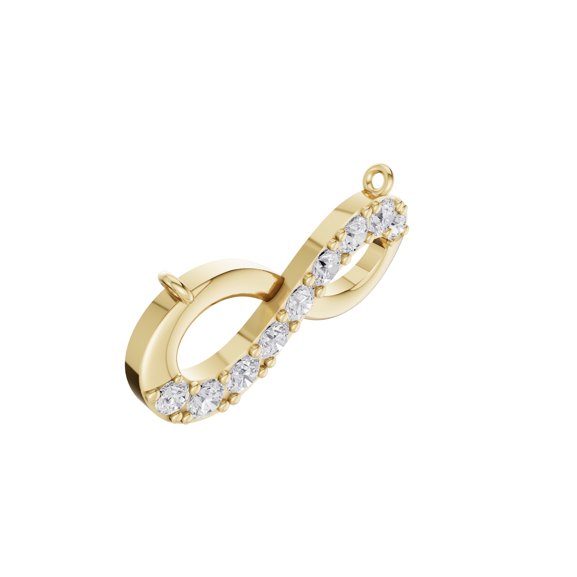 Aarinya Endless Sparkle Infinity Attachment Pendant