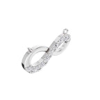 Aarinya Endless Sparkle Infinity Attachment Pendant, The Eternal Infinity Lab Grown Diamond Pendant