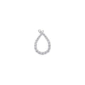 Aarinya Teardrop Pave Lab Grown Diamond Pendant
