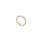Aarinya Tapered Round Open-Halo Diamond Pendant Connector