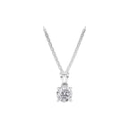 Aarinya Classic Round Diamond Solitaire Pendant