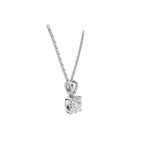 Aarinya Classic Round Diamond Solitaire Pendant