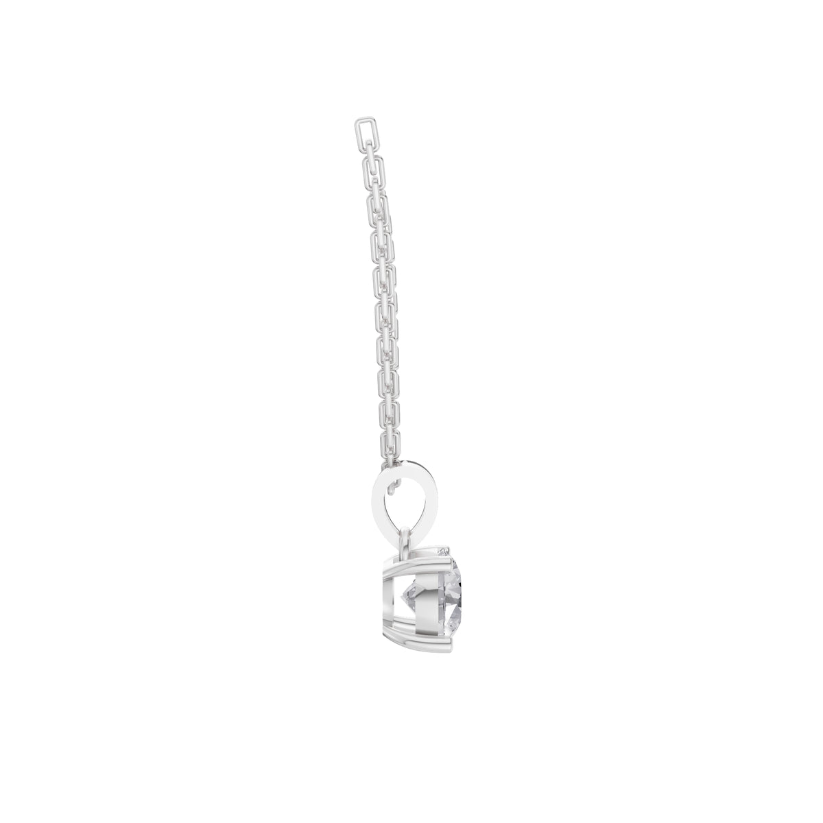 Aarinya Classic Round Diamond Solitaire Pendant