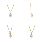Aarinya Classic Round Diamond Solitaire Pendant
