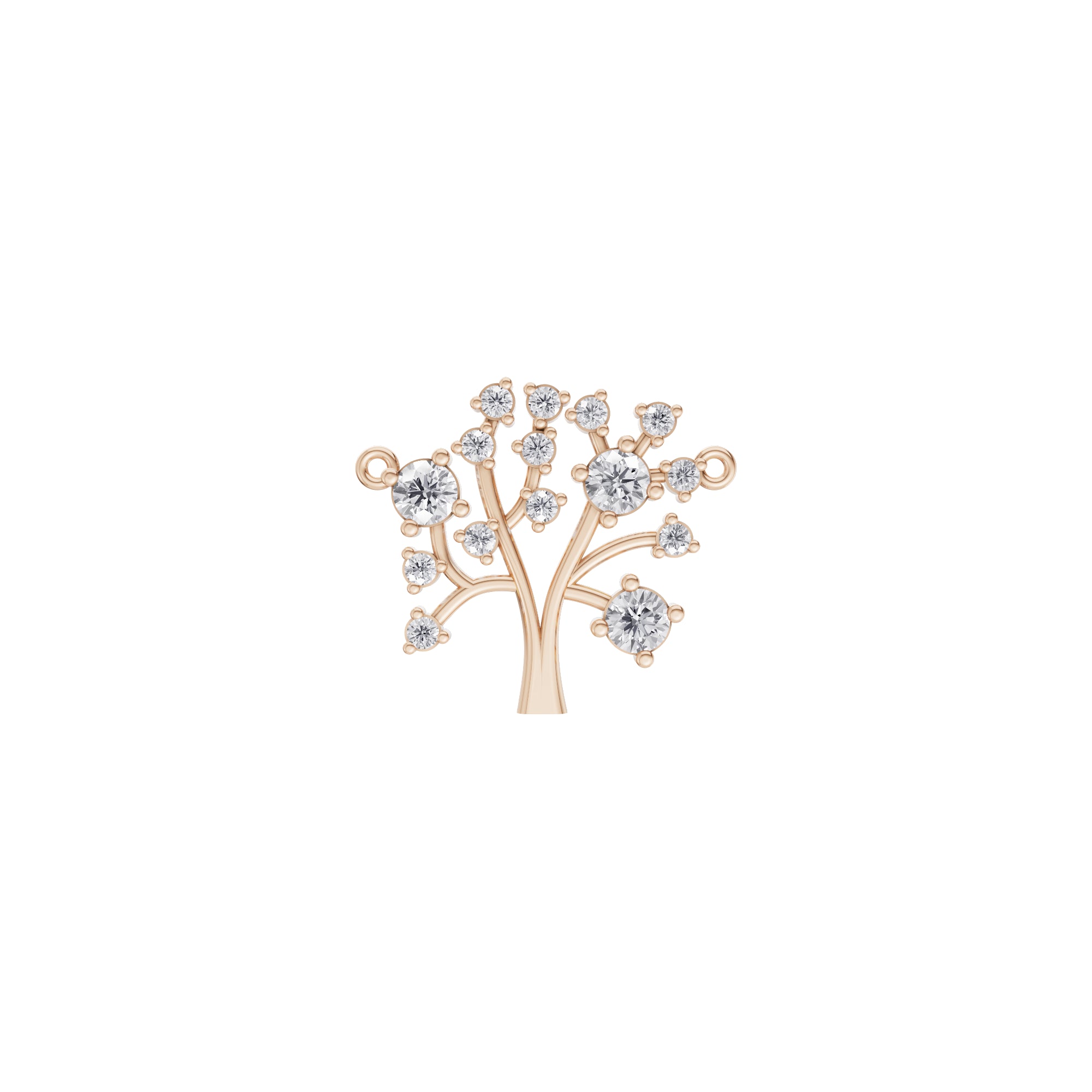 Aarinya Branching Diamond Tree Pendant, The Tree of Life Diamond Pendant