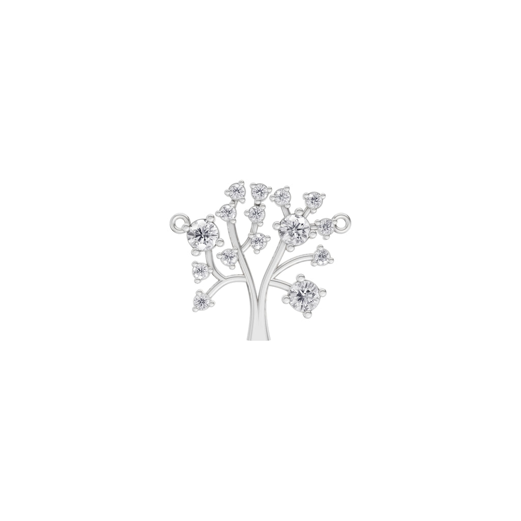 Aarinya Branching Diamond Tree Pendant