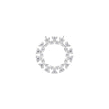 Aarinya Pyramidal Starburst Diamond Pendant