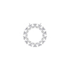 Aarinya Pyramidal Starburst Diamond Pendant