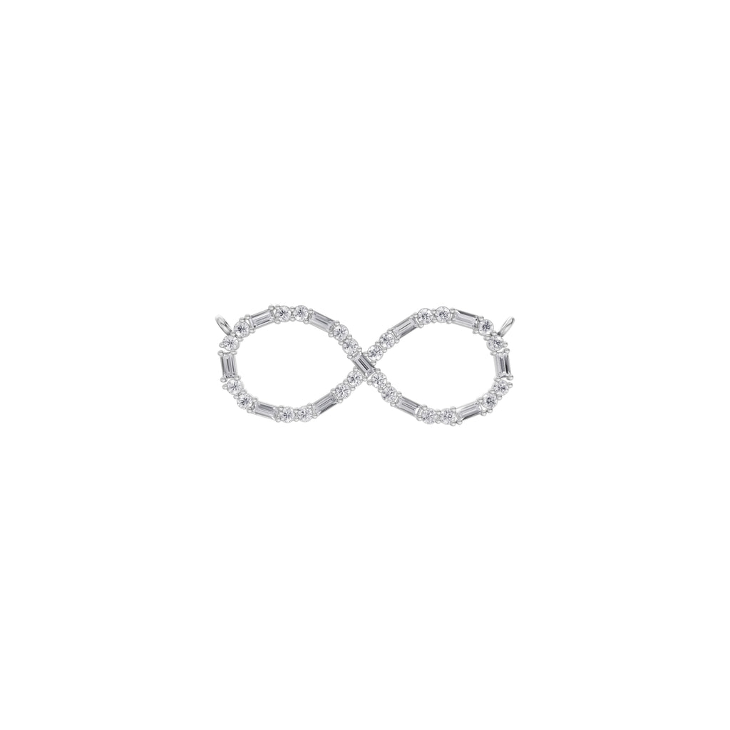 Aarinya Infinity Mixed-Cut Diamond Pendant