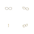 Aarinya Infinity Mixed-Cut Diamond Pendant
