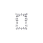Aarinya Geometric Fancy-Cut Open-Halo Diamond Pendant, Ethereal Emerald, Pear & Marquise Diamond Mosaic Pendant