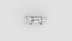 The Sovereign Emerald-Cut Statement Ring, Monarch Multi-Row Lab-Grown Diamond Band