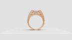 The Sovereign Emerald-Cut Statement Ring, Monarch Multi-Row Lab-Grown Diamond Band