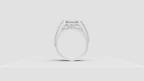 The Sovereign Emerald-Cut Statement Ring, Monarch Multi-Row Lab-Grown Diamond Band