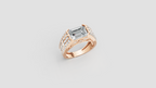 The Sovereign Emerald-Cut Statement Ring, Monarch Multi-Row Lab-Grown Diamond Band