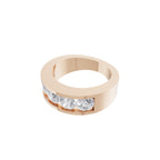 Aarinya Vanguard Channel-Set Five Diamond Band, The Sovereign Five-Stone Channel Men's Diamond Ring