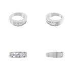 Aarinya Vanguard Channel-Set Five Diamond Band, The Sovereign Five-Stone Channel Men's Diamond Ring