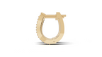 Aarinya Cascade Twist Lab-Grown Diamond Hoop Earrings, Aura Wavy Double-Row Hoops