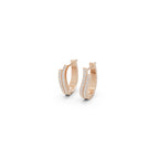 Aarinya Cascade Twist Lab-Grown Diamond Hoop Earrings