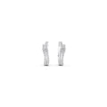 Aarinya Cascade Twist Lab-Grown Diamond Hoop Earrings