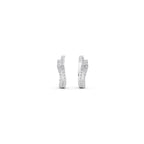 Aarinya Cascade Twist Lab-Grown Diamond Hoop Earrings