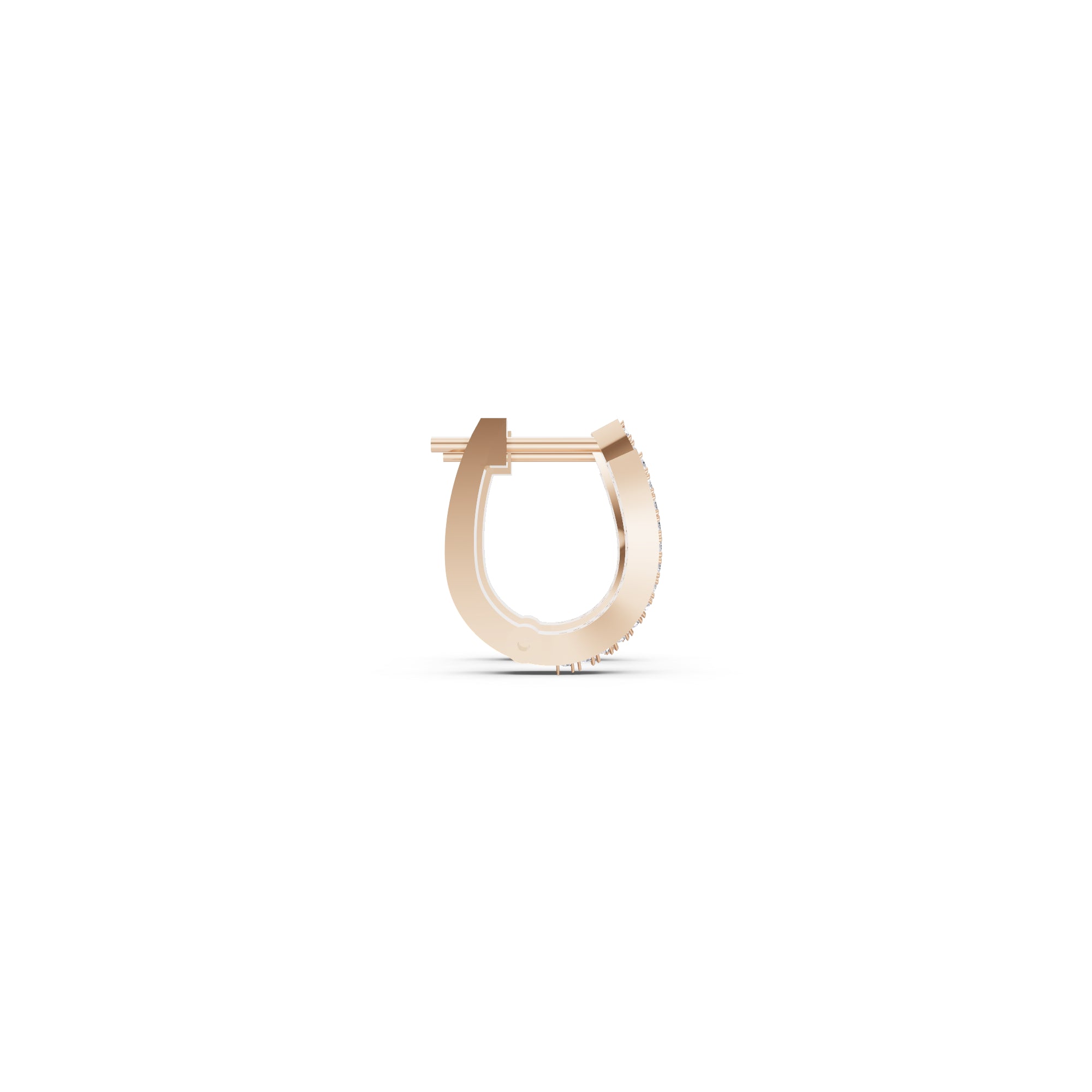 Aarinya Cascade Twist Lab-Grown Diamond Hoop Earrings, Aura Wavy Double-Row Hoops