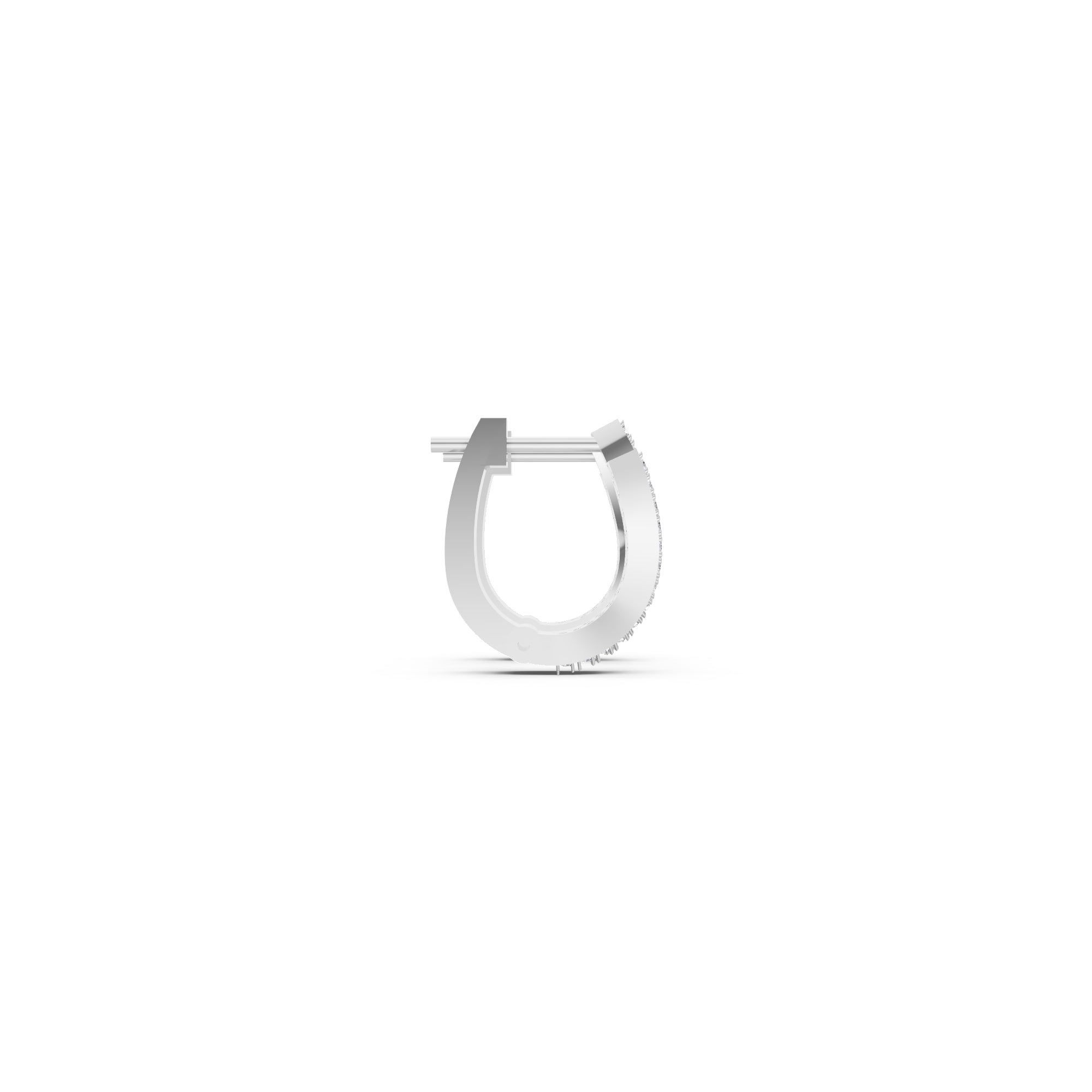 Aarinya Cascade Twist Lab-Grown Diamond Hoop Earrings, Aura Wavy Double-Row Hoops