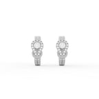 Aarinya Sailor's Knot Diamond Hoop Earring, The Vantage Silhouette Infinity Loop Statement Hoops
