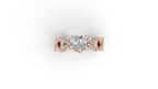 Aarinya Amour Infinity Lab-Grown Diamond Halo Ring, The Evermore Infinite Heart Ring