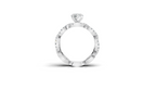 Aarinya Amour Infinity Lab-Grown Diamond Halo Ring, The Evermore Infinite Heart Ring