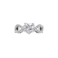 Aarinya Amour Infinity Lab-Grown Diamond Halo Ring
