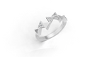 Aarinya Celestial Radiance Halo Ring, The Majestic Step Halo Ring