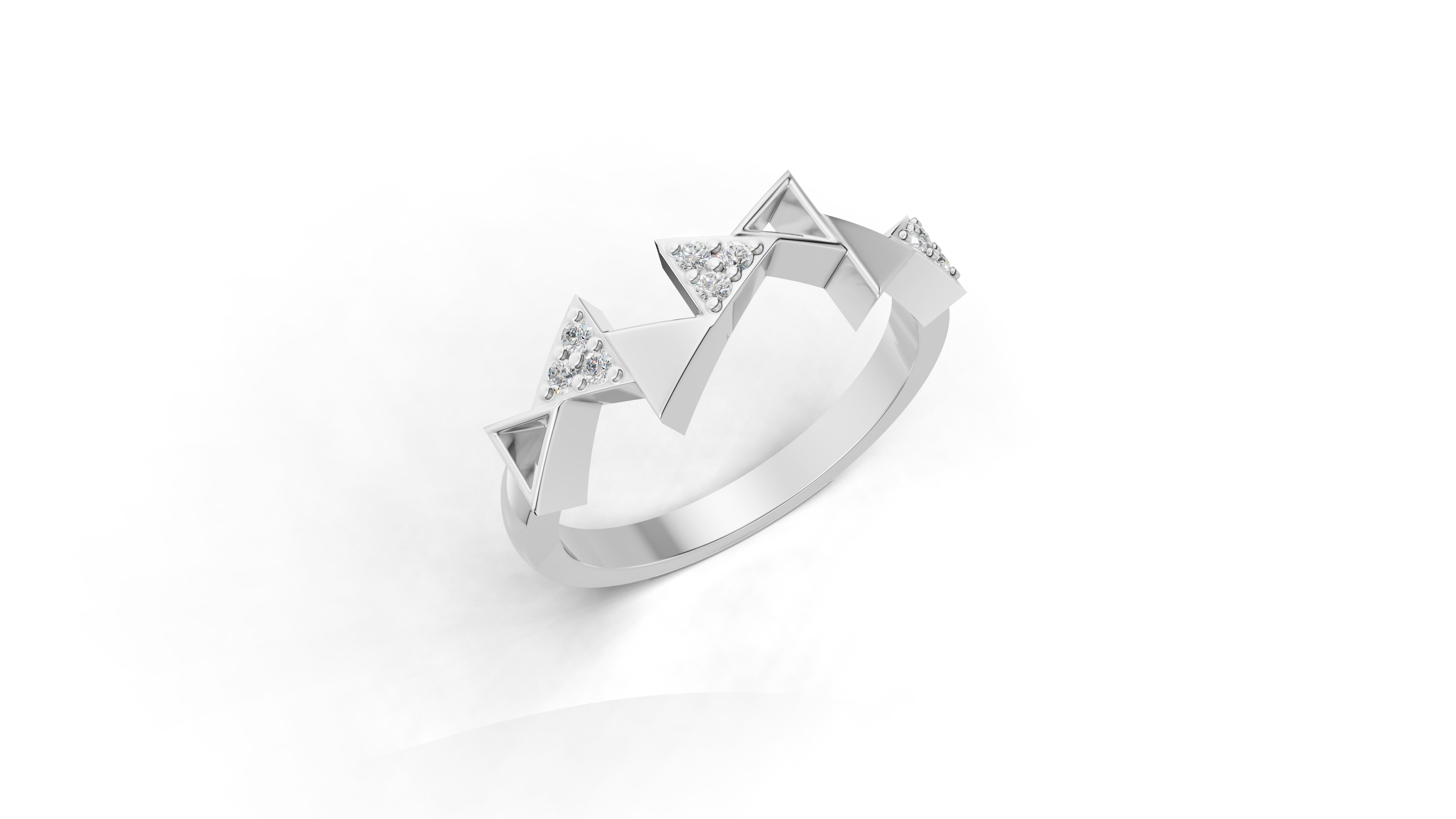 Aarinya Celestial Radiance Halo Ring, The Majestic Step Halo Ring