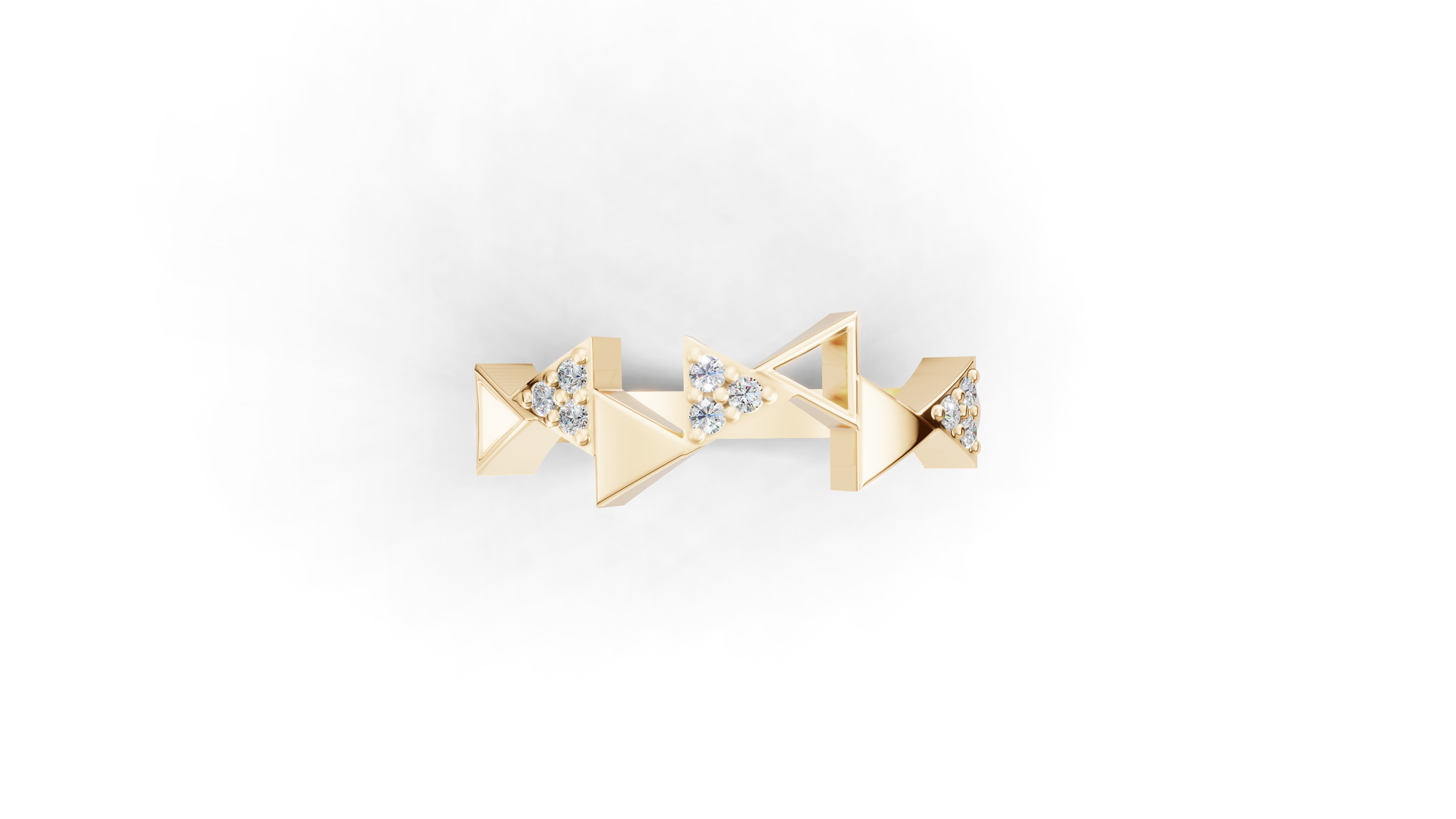 Aarinya Celestial Radiance Halo Ring, The Majestic Step Halo Ring
