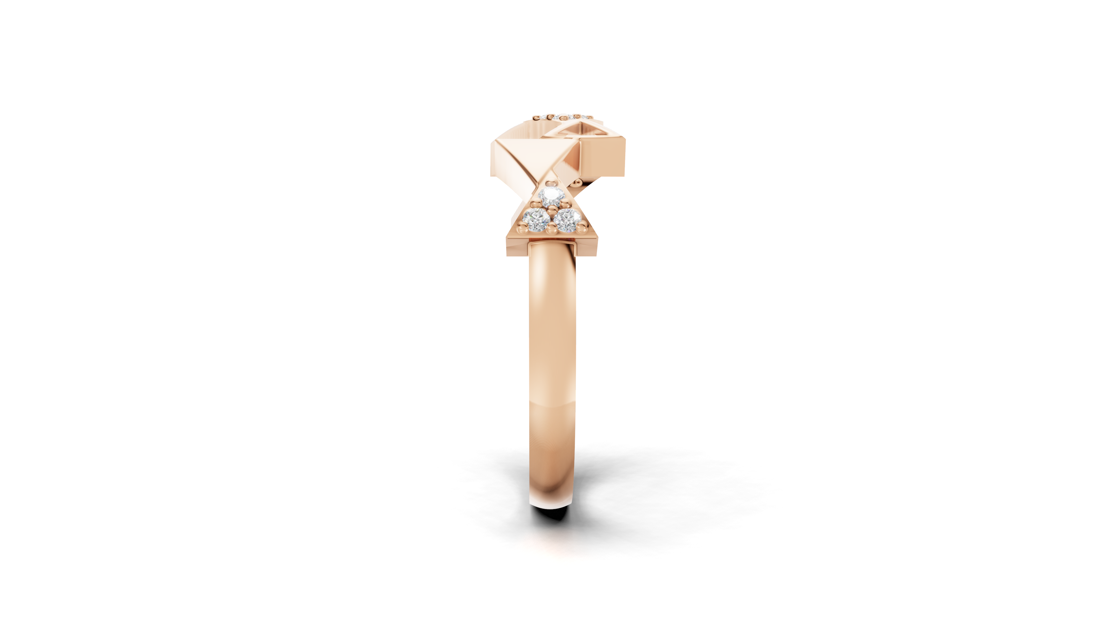Aarinya Celestial Radiance Halo Ring, The Majestic Step Halo Ring