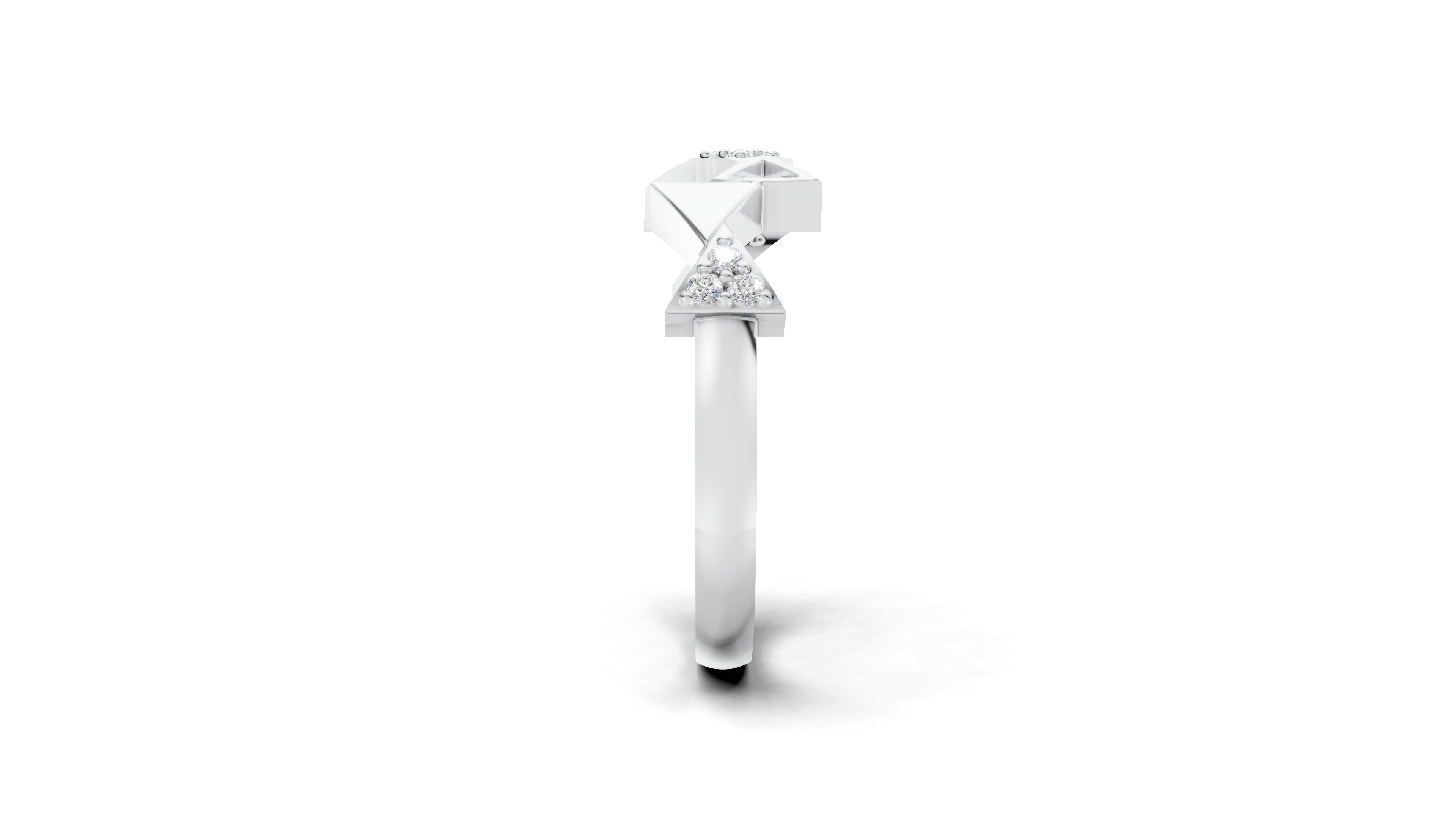 Aarinya Celestial Radiance Halo Ring, The Majestic Step Halo Ring