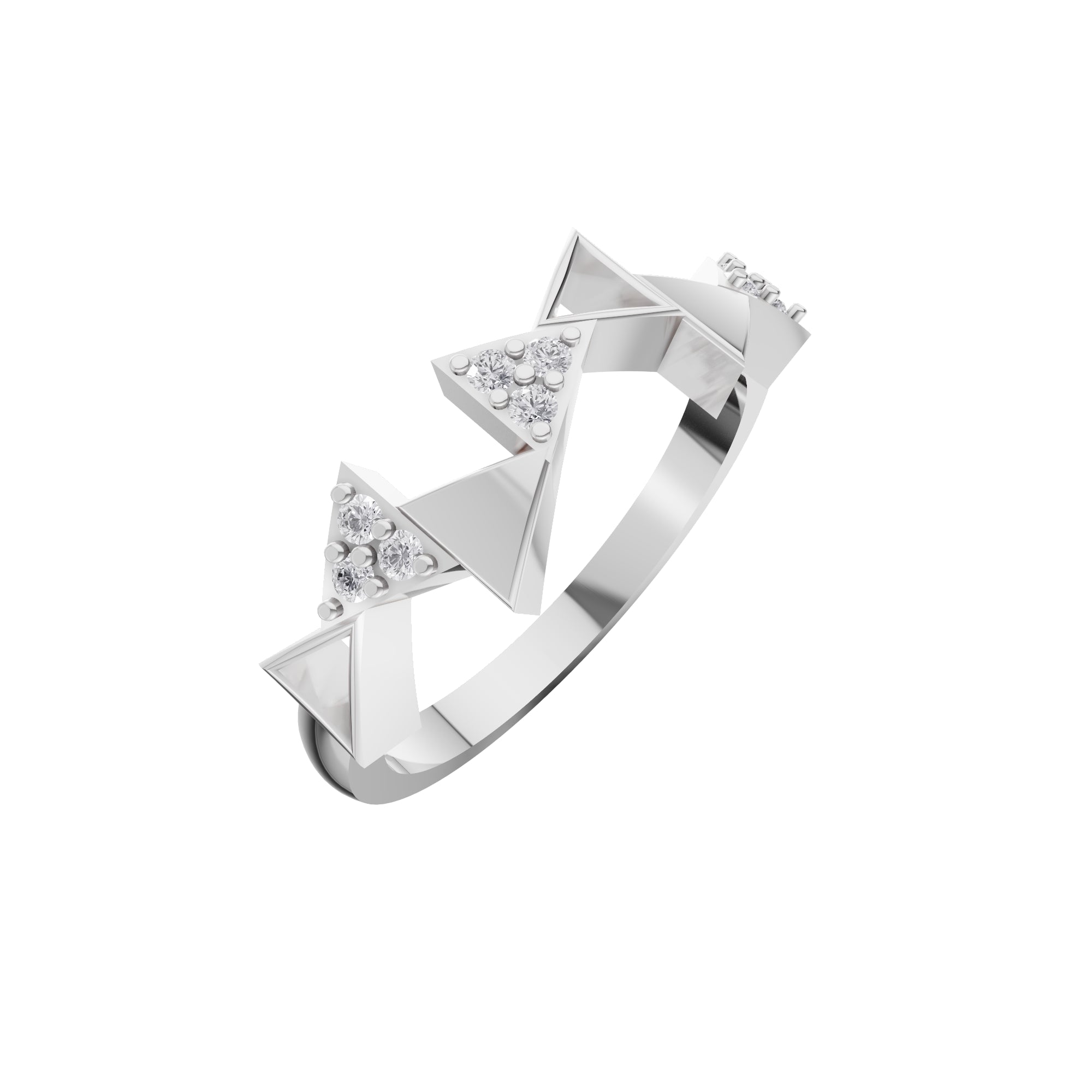 Aarinya Celestial Radiance Halo Ring, The Majestic Step Halo Ring